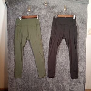 Thinx Period Moderated Absorbency Kale Green N Black Bundle Womens Medium